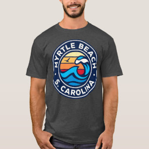 T-shirt Myrtle Beach South olina Sc Nautical Waves