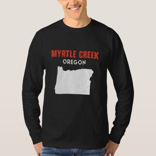 T-shirt Myrtle Creek Oregon USA State America Travel Orego (Devant)