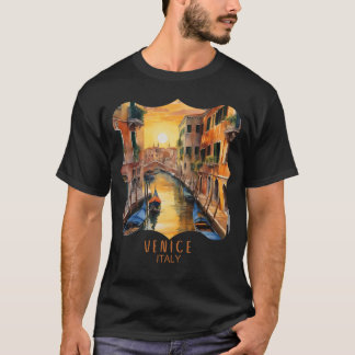 T-shirt Mystérieusement beau coucher de soleil à Venise