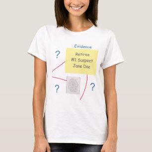 T-shirt Mystery Crime Résoudre la Commission des preuves R