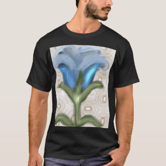 T-shirt Mystic Blue Bloom - Growing Flower
