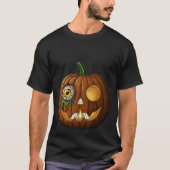 T-shirt Mystic Eyeball & Skeleton Hands Jack-O-Lantern (Devant)