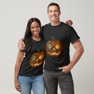 T-shirt Mystic Eyeball & Skeleton Hands Jack-O-Lantern