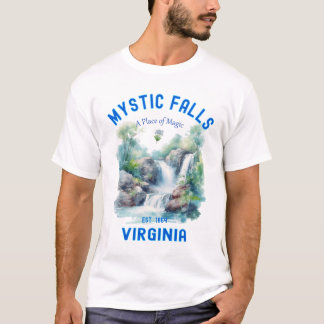 T-shirt Mystic Falls, un lieu magique