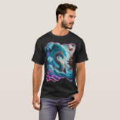 T-shirt Mystic H2O Dragon Sea Serpent Design (Devant entier)