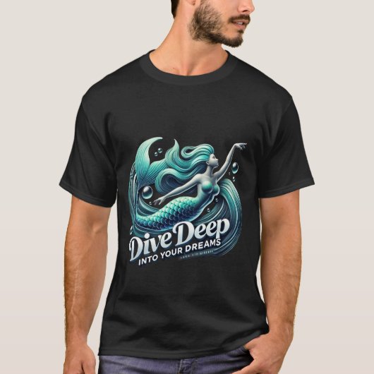 T-shirt Mystic Mermaid : Plongez dans les rêves et l'imagi (Devant)