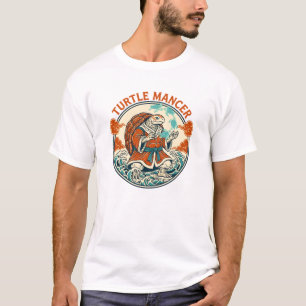 T-shirt Mystic Turtle Mancer Vagues Océaniques Art Japonai