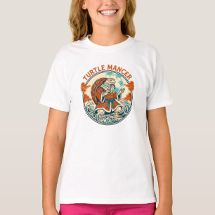 T-shirt Mystic Turtle Mancer Vagues Océaniques Art Japonai