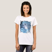 T-shirt Mystical Ice Queen - Imaginaire Winter Goddess Art (Devant entier)