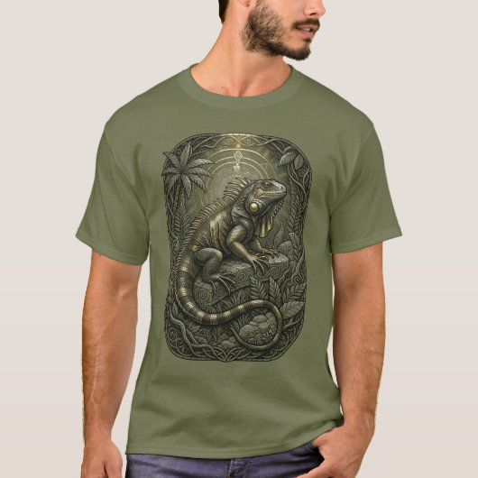 T-shirt Mystical Iguana (Devant)