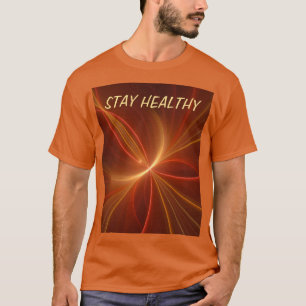 T-shirt Mystique Abstrait Fractal Moderne Chaud Couleurs T