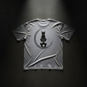 T-shirt Mystique Chat Yin-Yang Foot – Vêtements de