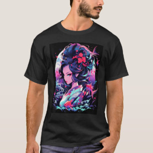 T-shirt Mystique de la Geisha Embodie Tradition Design