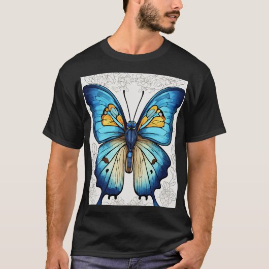 T-shirt Mystique papillon T-Shir (Devant)