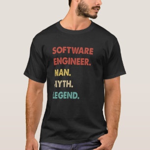 T-shirt Mythe de l'homme du génie logiciel Légende 1