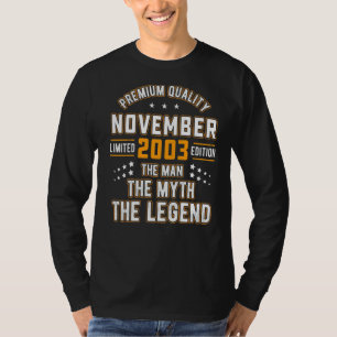 T-shirt Mythe de l'homme masculin Légende Novembre 2003 19