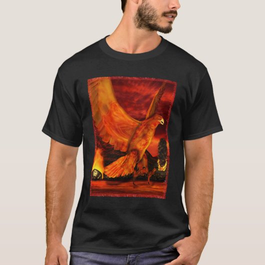 T-shirt Mythe série 3 Phoenix Fire (Devant)