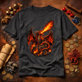 T-shirt Mythic Realms Fire Dragon Graphic