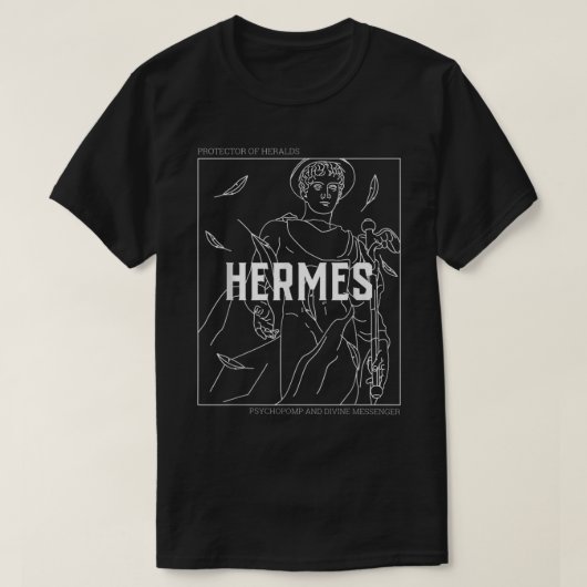 T-shirt Mythologie grecque Hermès Messager des dieux (Design devant)
