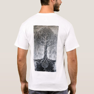 T-shirt Mythologie nordique Yggdrasil Arbre traditionnel P