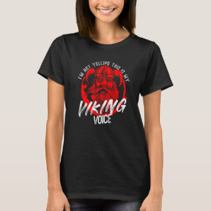 T-shirt Mythologie Norse Je ne hurle pas C'est mon Viking