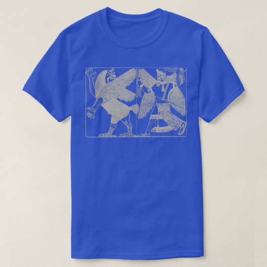 T-shirt Mythologie sumérienne assyrienne Enlil Marduk Drag (Design devant)
