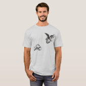 T-shirt mythologique de créatures (Devant entier)