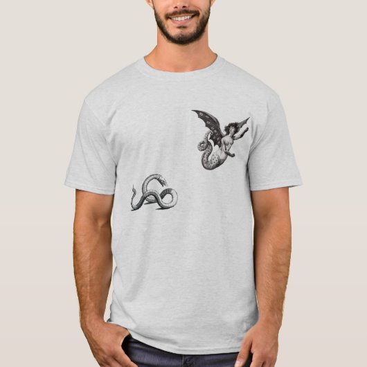 T-shirt mythologique de créatures (Devant)