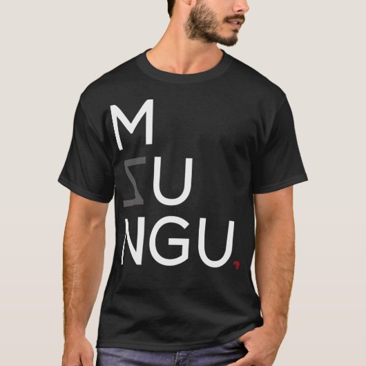 T-shirt Mzungu (Devant)