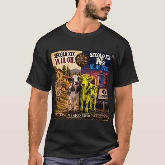 T-shirt N2 Vache – La Vérité Cachée (Devant)