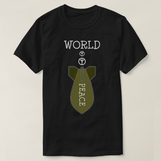 T-shirt N° 1 de la paix mondiale (Design devant)