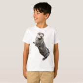 T-shirt N est pour North American River Otter (Devant entier)