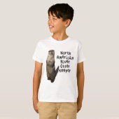 T-shirt N est pour North American River Otter Keeper (Devant entier)