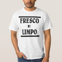 N frais propre dans le Portugais. FRESQUE E LIMPO