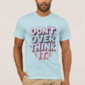T-shirt N’oublions pas l’imitation pastel (Devant)
