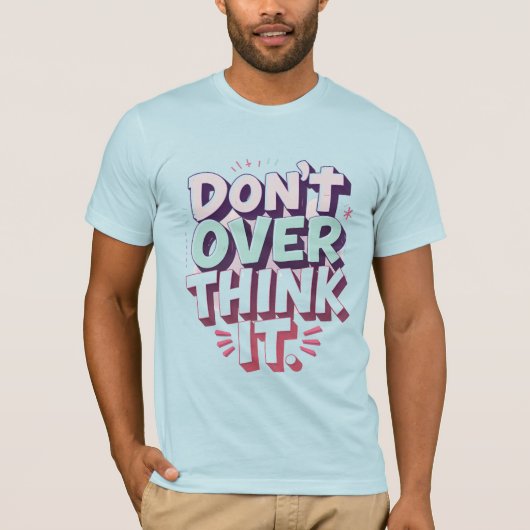 T-shirt N’oublions pas l’imitation pastel (Devant)