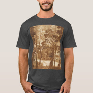 T-shirt N. Poussin - Un chemin menant à une clairière fore