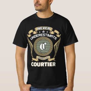 T-shirt N sous-estimez jamais le pouvoir d'un COURTISAN