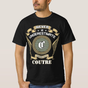 T-shirt N sous-estimez jamais le pouvoir d'un COUTRE