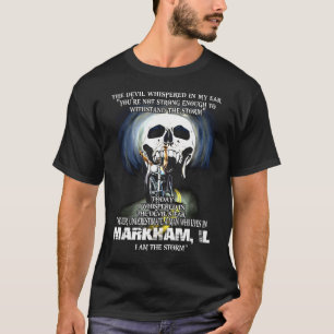 T-shirt N sous-estimez jamais un homme de MARKHAM IL