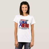 T-shirt N'a jamais connu un héros 2 fils (Soutenez nos tro (Devant entier)