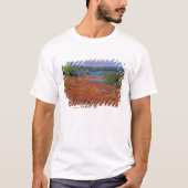 T-shirt NA, USA, Maine. Blueberry Barrens. (Devant)