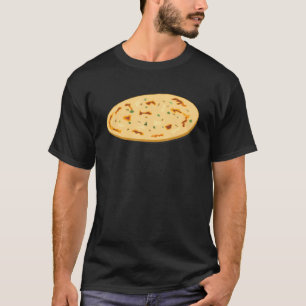 T-shirt Naan Bread Garlic Naan Inde Pakistan Food Masala