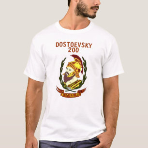 T-Shirt naar de 200ste verjaardag van Dostoevsky