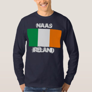 T-shirt Naas, Irlande avec drapeau irlandais