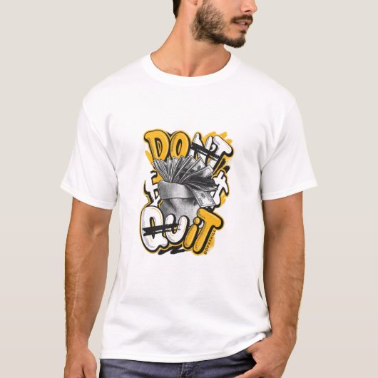 T-shirt N'abandonne pas l'effort (Devant)