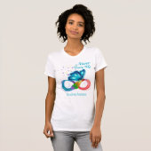 T-shirt N'abandonnez jamais la conscience du scléroderme (Devant entier)