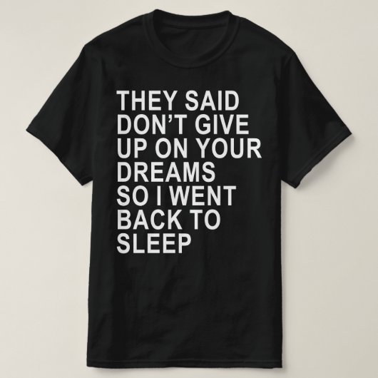 T-shirt n'abandonnez pas (Design devant)