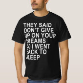 T-shirt n'abandonnez pas (Devant)
