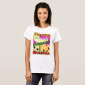T-shirt Nacho Average Grandma Drôle (Devant entier)